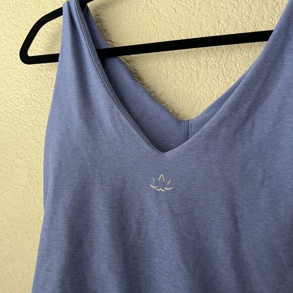 Beyond Yoga Beyond The Bump Tank Jumpsuit Romper Onesie Shorts Purple Maternity - Picture 6 of 7